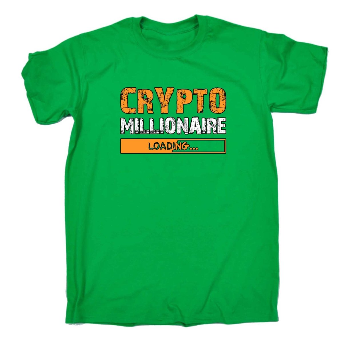 Crypto Millionaire Loading Bitcoin Currency - Mens Funny T-Shirt Tshirts - 123t Australia | Funny T-Shirts Mugs Novelty Gifts