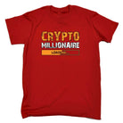 Crypto Millionaire Loading Bitcoin Currency - Mens Funny T-Shirt Tshirts - 123t Australia | Funny T-Shirts Mugs Novelty Gifts