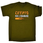 Crypto Millionaire Loading Bitcoin Currency - Mens Funny T-Shirt Tshirts - 123t Australia | Funny T-Shirts Mugs Novelty Gifts