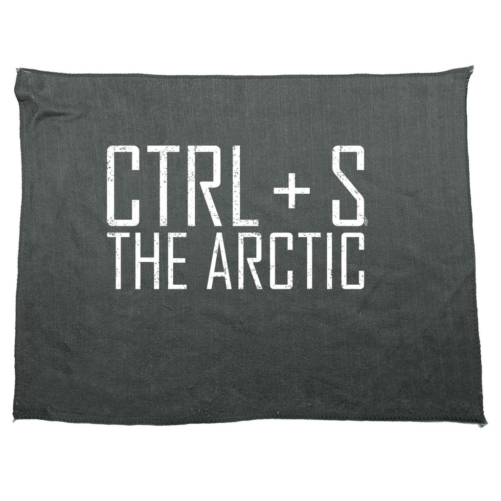 Ctrl S Save The Arctic - Funny Novelty Soft Sport Microfiber Towel - 123t Australia | Funny T-Shirts Mugs Novelty Gifts