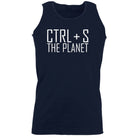 Ctrl S Save The Planet - Funny Novelty Vest Singlet Unisex Tank Top - 123t Australia | Funny T-Shirts Mugs Novelty Gifts