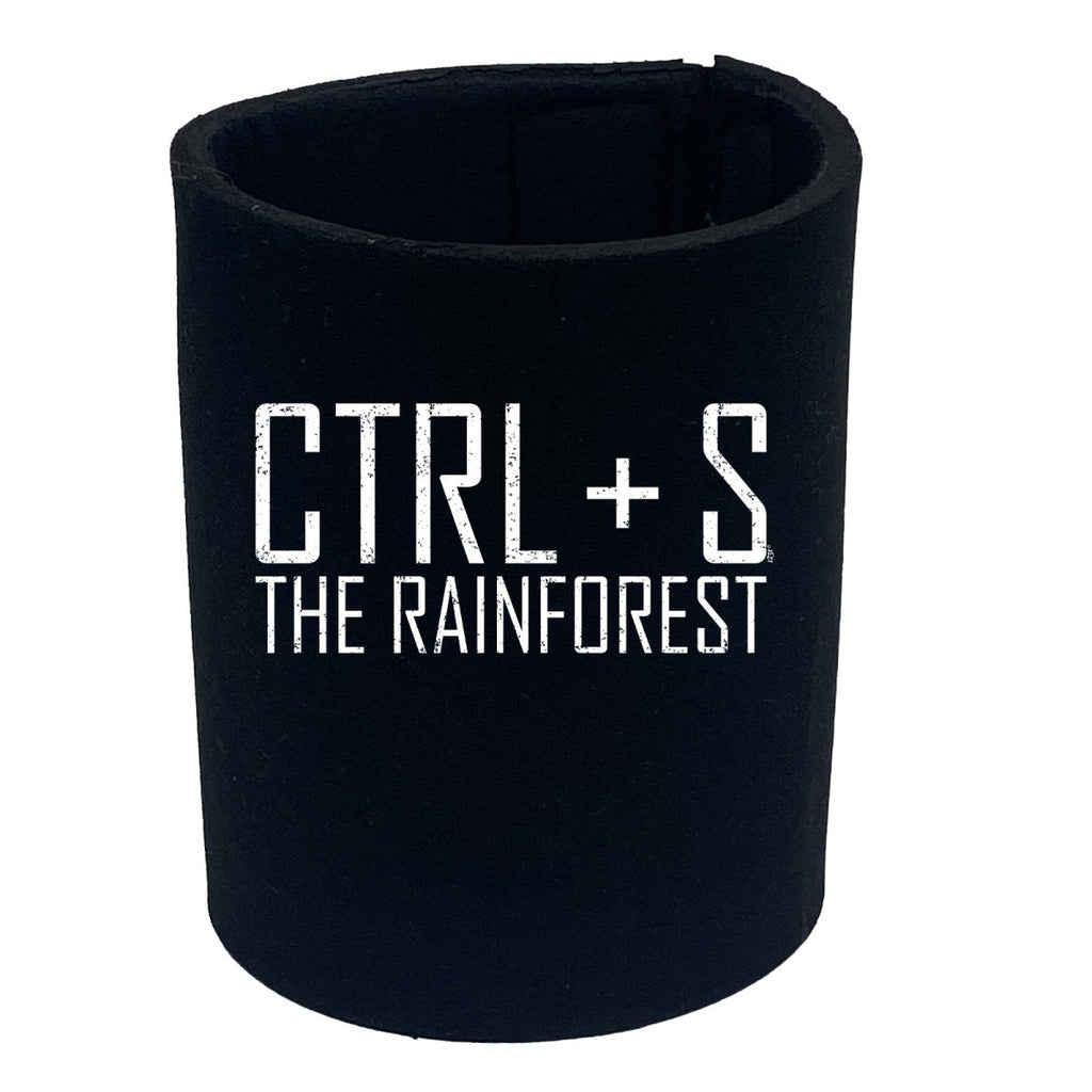 Ctrl S Save The Rainforest - Funny Novelty Stubby Holder - 123t Australia | Funny T-Shirts Mugs Novelty Gifts