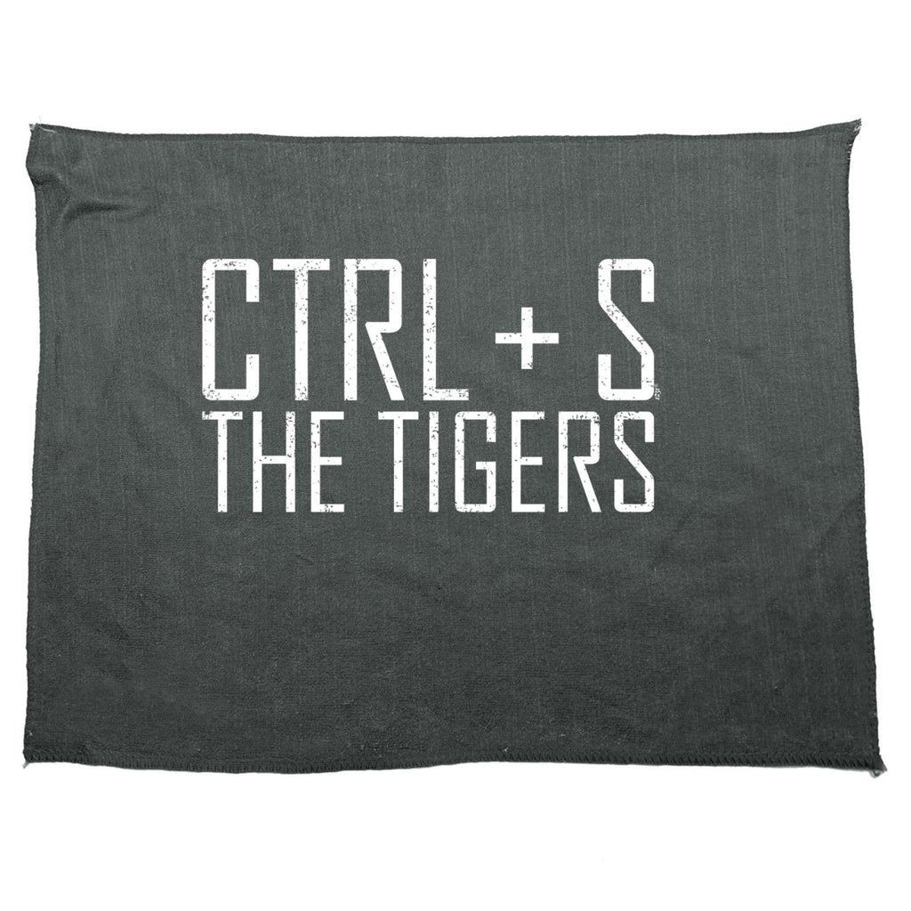 Ctrl S Save The Tigers - Funny Novelty Soft Sport Microfiber Towel - 123t Australia | Funny T-Shirts Mugs Novelty Gifts