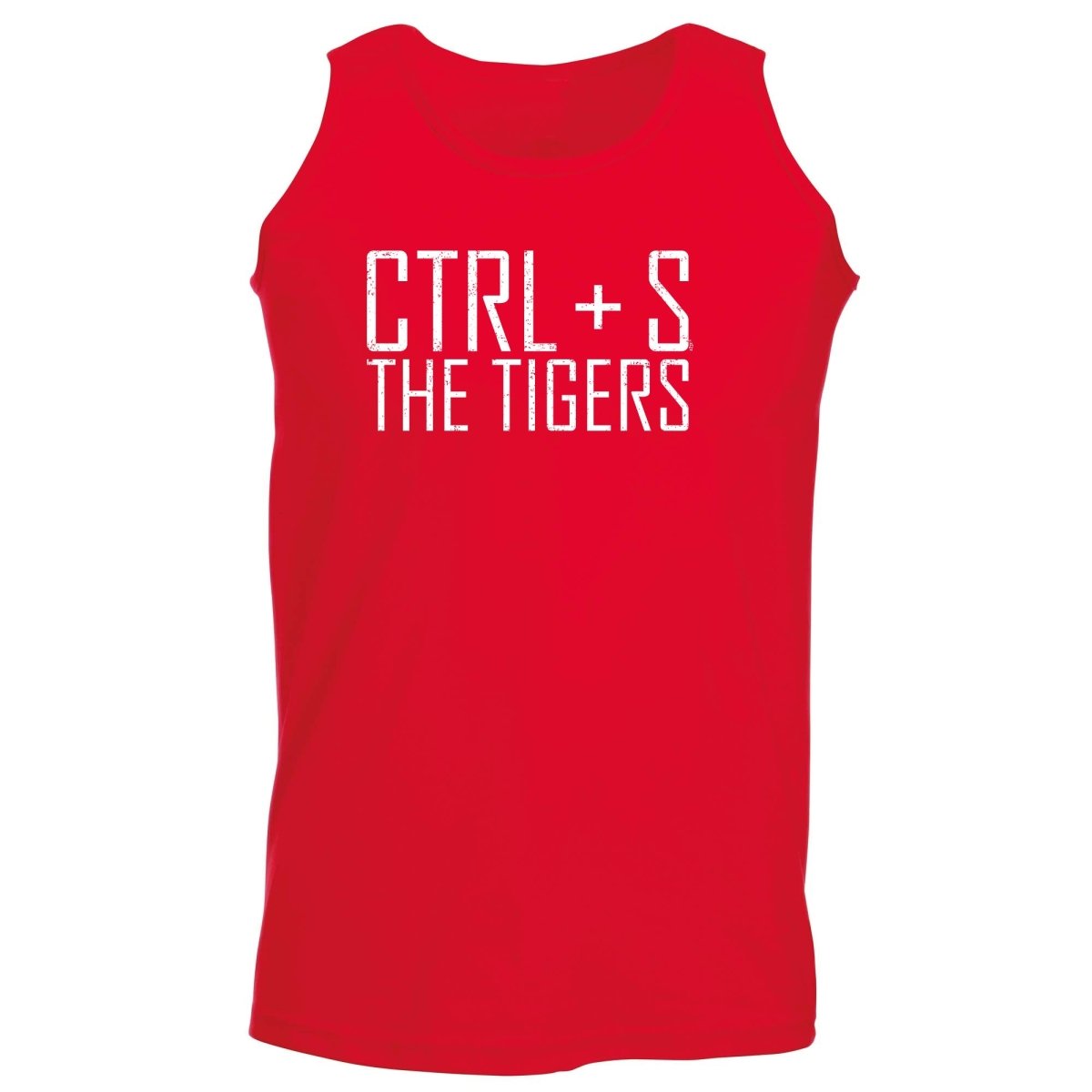 Ctrl S Save The Tigers - Funny Novelty Vest Singlet Unisex Tank Top - 123t Australia | Funny T-Shirts Mugs Novelty Gifts
