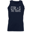 Ctrl S Save The Tigers - Funny Novelty Vest Singlet Unisex Tank Top - 123t Australia | Funny T-Shirts Mugs Novelty Gifts