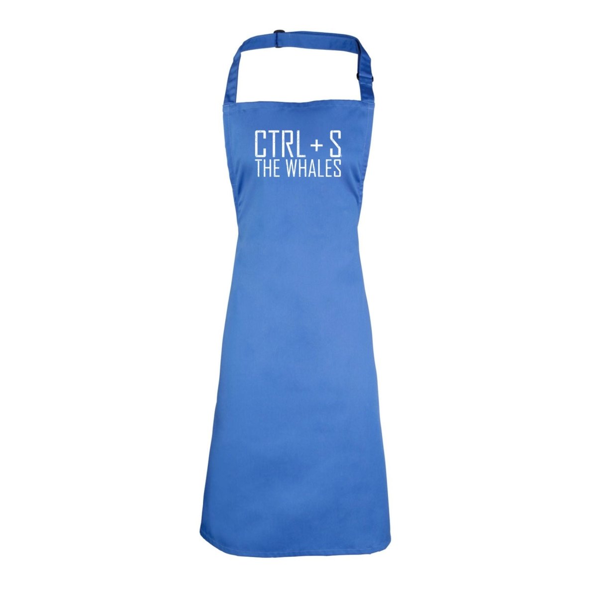 Ctrl S Save The Whales - Funny Novelty Kitchen Adult Apron - 123t Australia | Funny T-Shirts Mugs Novelty Gifts