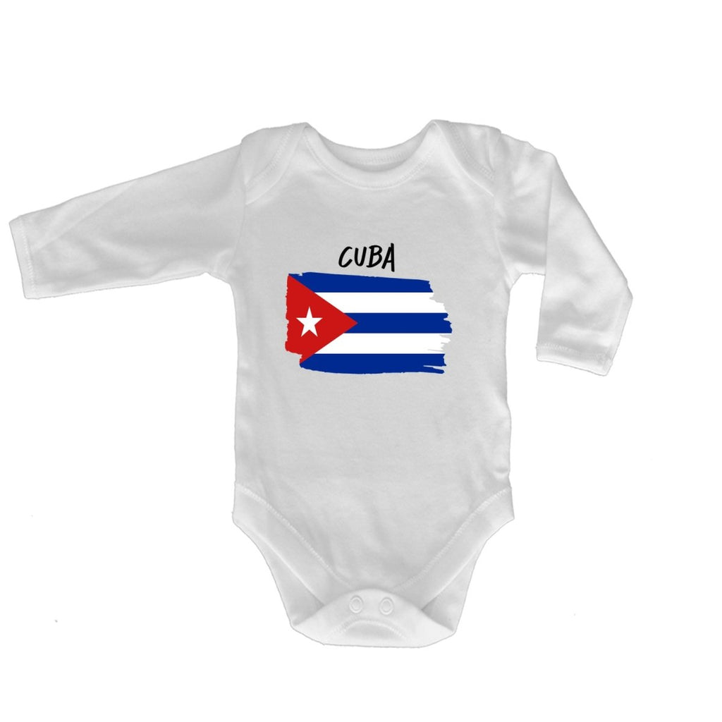 Cuba Country Flag Nationality - Babygrow Baby - 123t Australia | Funny T-Shirts Mugs Novelty Gifts