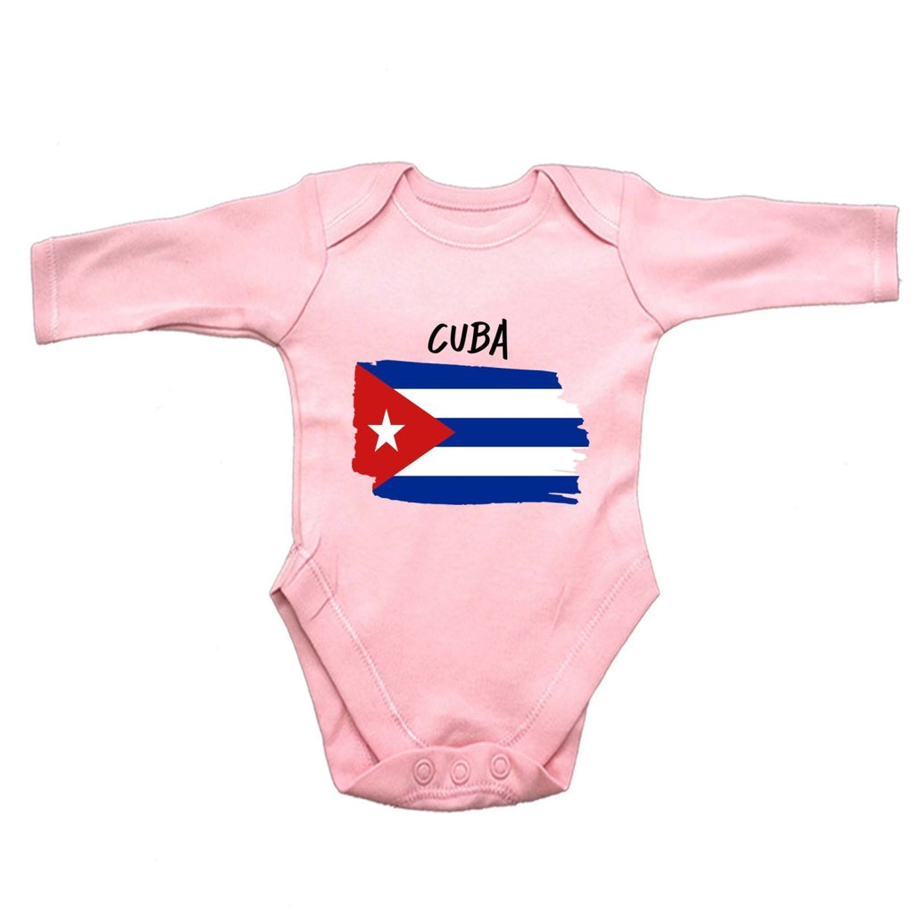 Cuba Country Flag Nationality - Babygrow Baby - 123t Australia | Funny T-Shirts Mugs Novelty Gifts