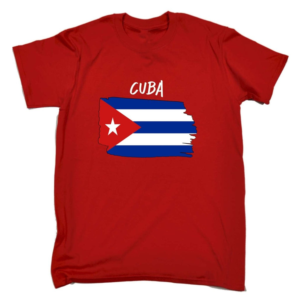 Cuba - Country Flag Nationality Mens T-Shirt T Shirt Tshirts - 123t Australia | Funny T-Shirts Mugs Novelty Gifts
