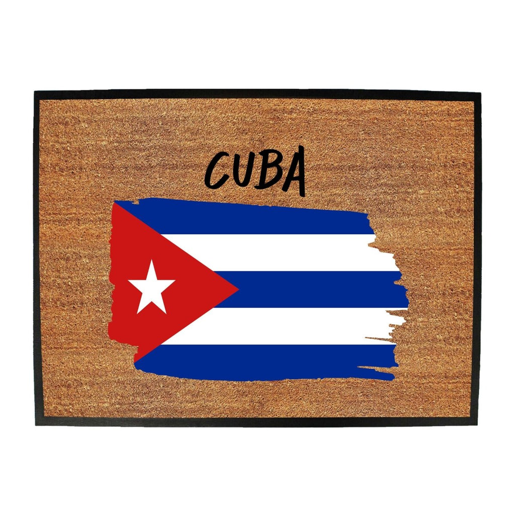Cuba Country Flag Nationality - Novelty Doormat - 123t Australia | Funny T-Shirts Mugs Novelty Gifts