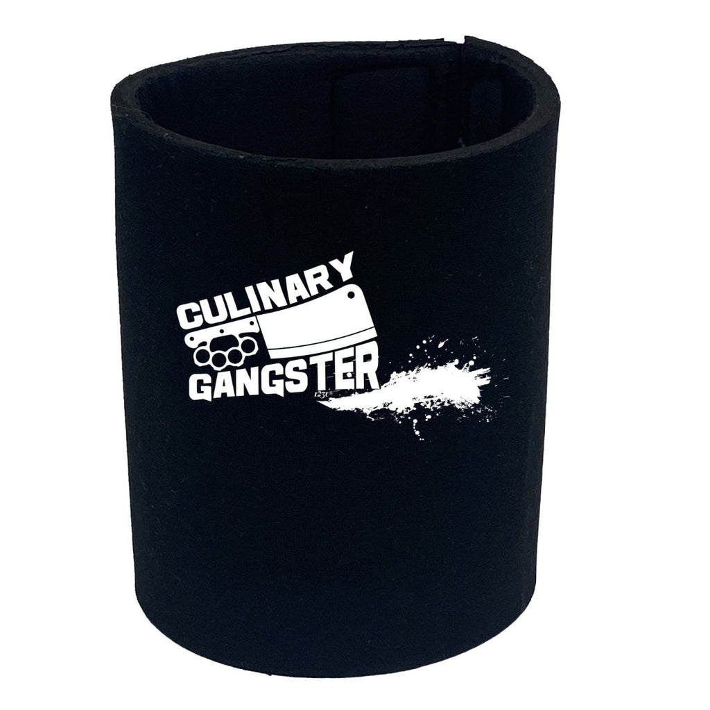 Culinary Gangster Chef Cooking - Funny Novelty Stubby Holder - 123t Australia | Funny T-Shirts Mugs Novelty Gifts