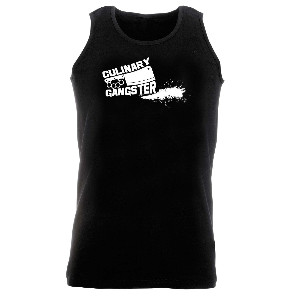 Culinary Gangster Chef Cooking - Funny Novelty Vest Singlet Unisex Tank Top - 123t Australia | Funny T-Shirts Mugs Novelty Gifts
