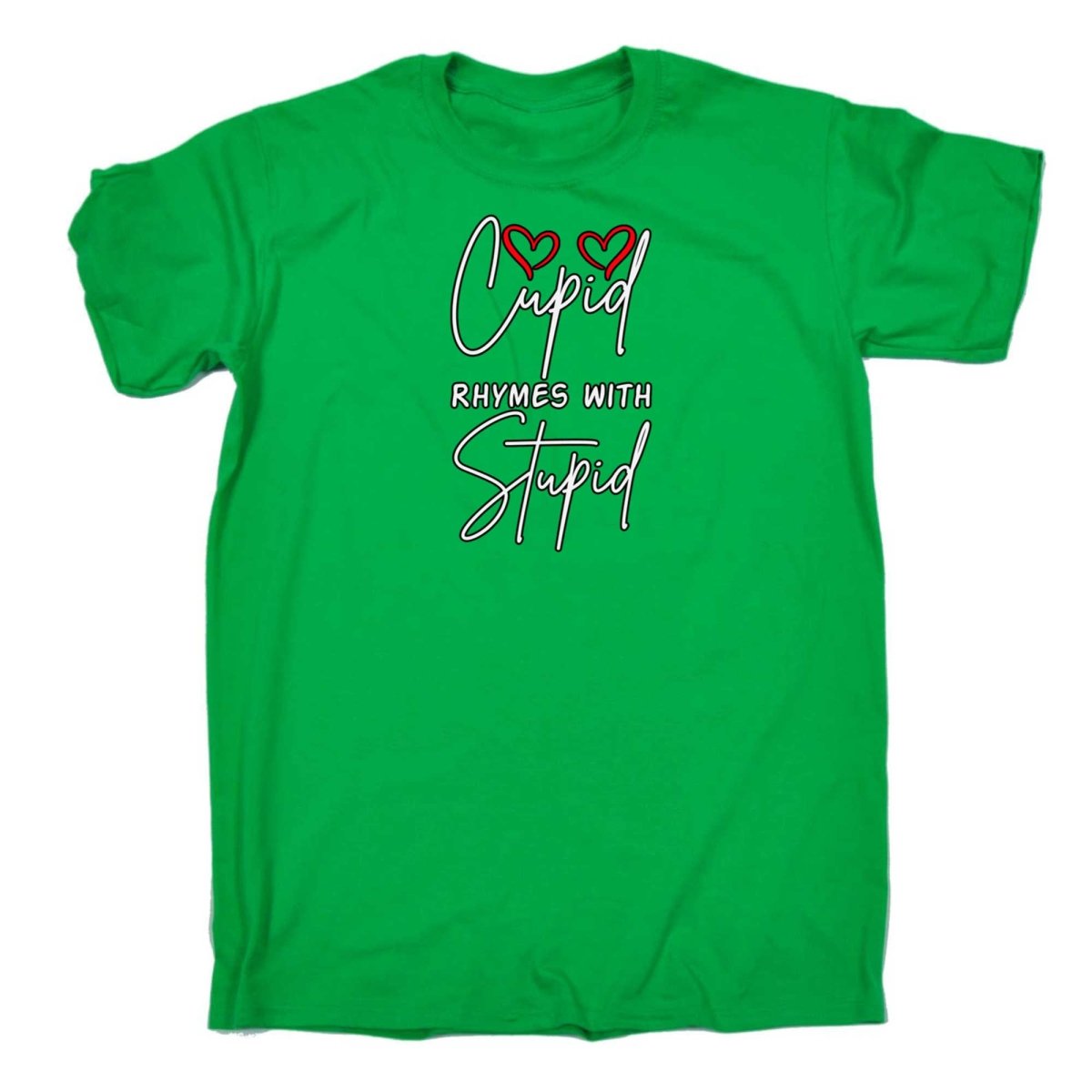 Cupid Rhymes With Stupid Valentines Day - Mens Funny T-Shirt Tshirts - 123t Australia | Funny T-Shirts Mugs Novelty Gifts