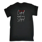 Cupid Rhymes With Stupid Valentines Day - Mens Funny T-Shirt Tshirts - 123t Australia | Funny T-Shirts Mugs Novelty Gifts