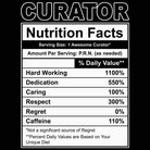 Curatot Nutrition Facts - Mens Funny T-Shirt Tshirts - 123t Australia | Funny T-Shirts Mugs Novelty Gifts
