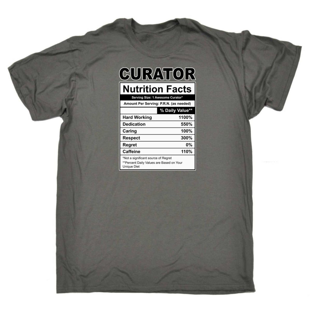 Curatot Nutrition Facts - Mens Funny T-Shirt Tshirts - 123t Australia | Funny T-Shirts Mugs Novelty Gifts