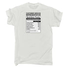 Customer Service Representative Nutrition Facts - Mens Funny T-Shirt Tshirts - 123t Australia | Funny T-Shirts Mugs Novelty Gifts
