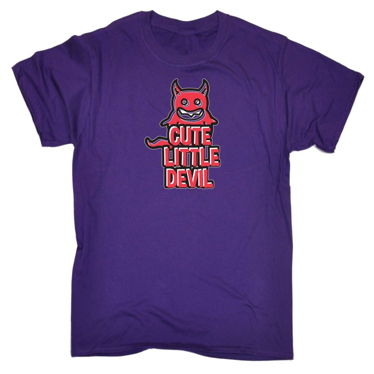 Cute Little Devil - Mens Funny T-Shirt Tshirts - 123t Australia | Funny T-Shirts Mugs Novelty Gifts