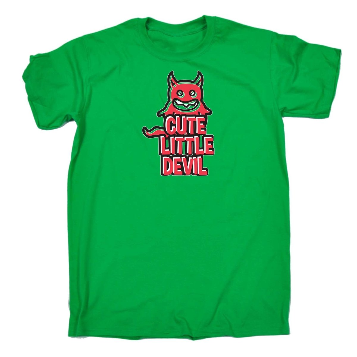 Cute Little Devil - Mens Funny T-Shirt Tshirts - 123t Australia | Funny T-Shirts Mugs Novelty Gifts