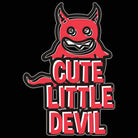 Cute Little Devil - Mens Funny T-Shirt Tshirts - 123t Australia | Funny T-Shirts Mugs Novelty Gifts