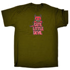 Cute Little Devil - Mens Funny T-Shirt Tshirts - 123t Australia | Funny T-Shirts Mugs Novelty Gifts