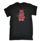 Cute Little Devil - Mens Funny T-Shirt Tshirts - 123t Australia | Funny T-Shirts Mugs Novelty Gifts