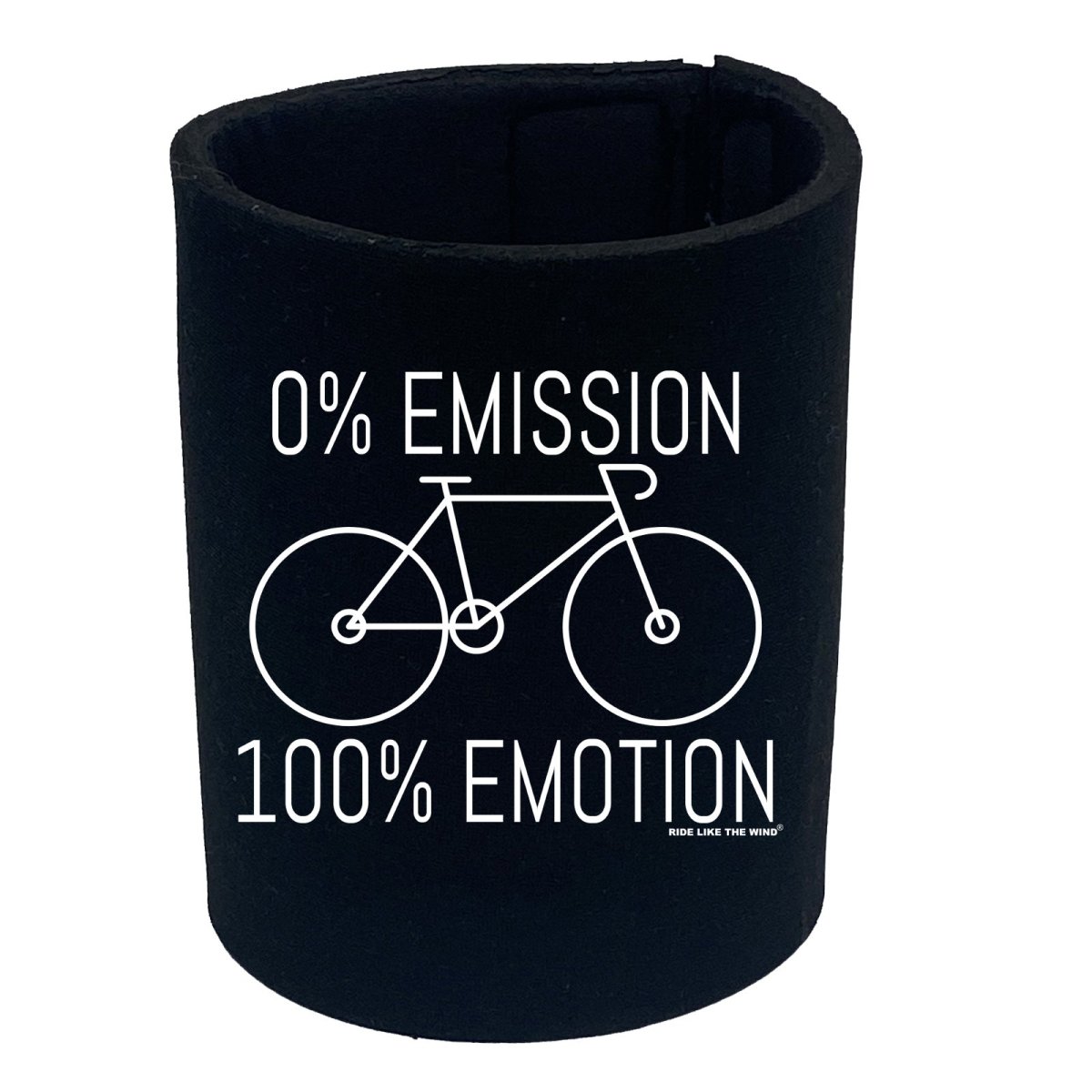 Cycling Rltw 0 Emissions 100 Emotion - Funny Novelty Stubby Holder - 123t Australia | Funny T-Shirts Mugs Novelty Gifts