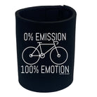 Cycling Rltw 0 Emissions 100 Emotion - Funny Novelty Stubby Holder - 123t Australia | Funny T-Shirts Mugs Novelty Gifts