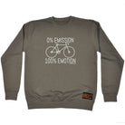Cycling Rltw 0 Emissions 100 Emotion - Funny Novelty Sweatshirt - 123t Australia | Funny T-Shirts Mugs Novelty Gifts