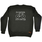 Cycling Rltw 0 Emissions 100 Emotion - Funny Novelty Sweatshirt - 123t Australia | Funny T-Shirts Mugs Novelty Gifts