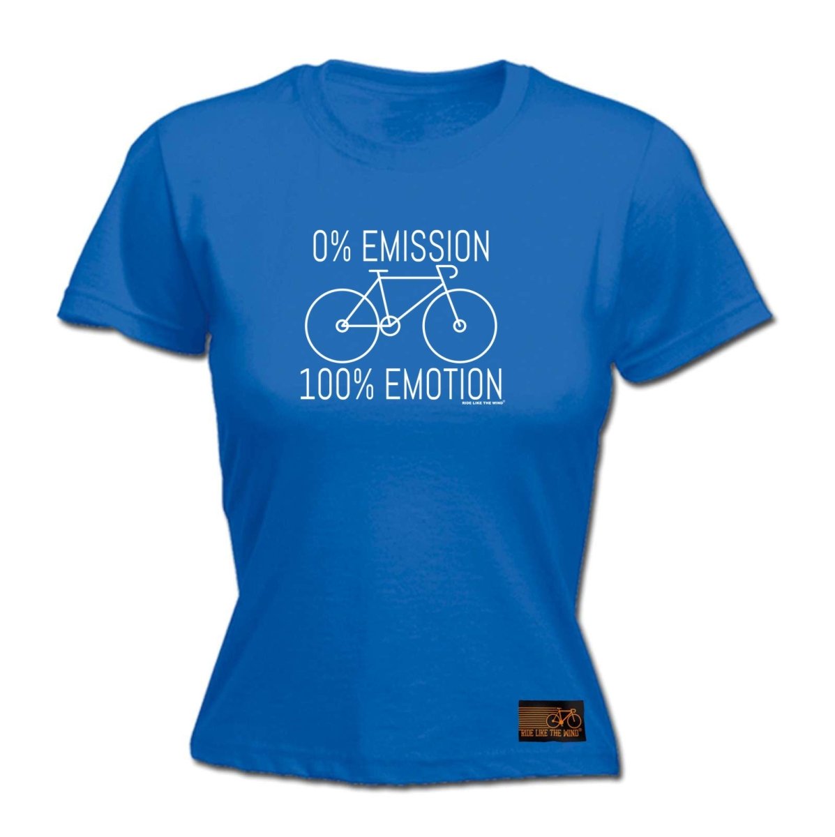 Cycling Rltw 0 Emissions 100 Emotion - Funny Novelty Womens T-Shirt T Shirt Tshirt - 123t Australia | Funny T-Shirts Mugs Novelty Gifts