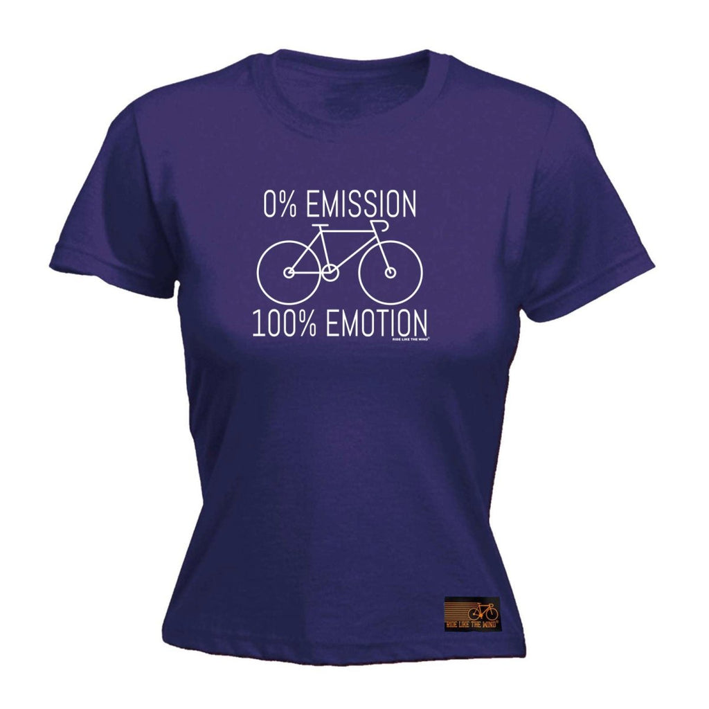 Cycling Rltw 0 Emissions 100 Emotion - Funny Novelty Womens T-Shirt T Shirt Tshirt - 123t Australia | Funny T-Shirts Mugs Novelty Gifts