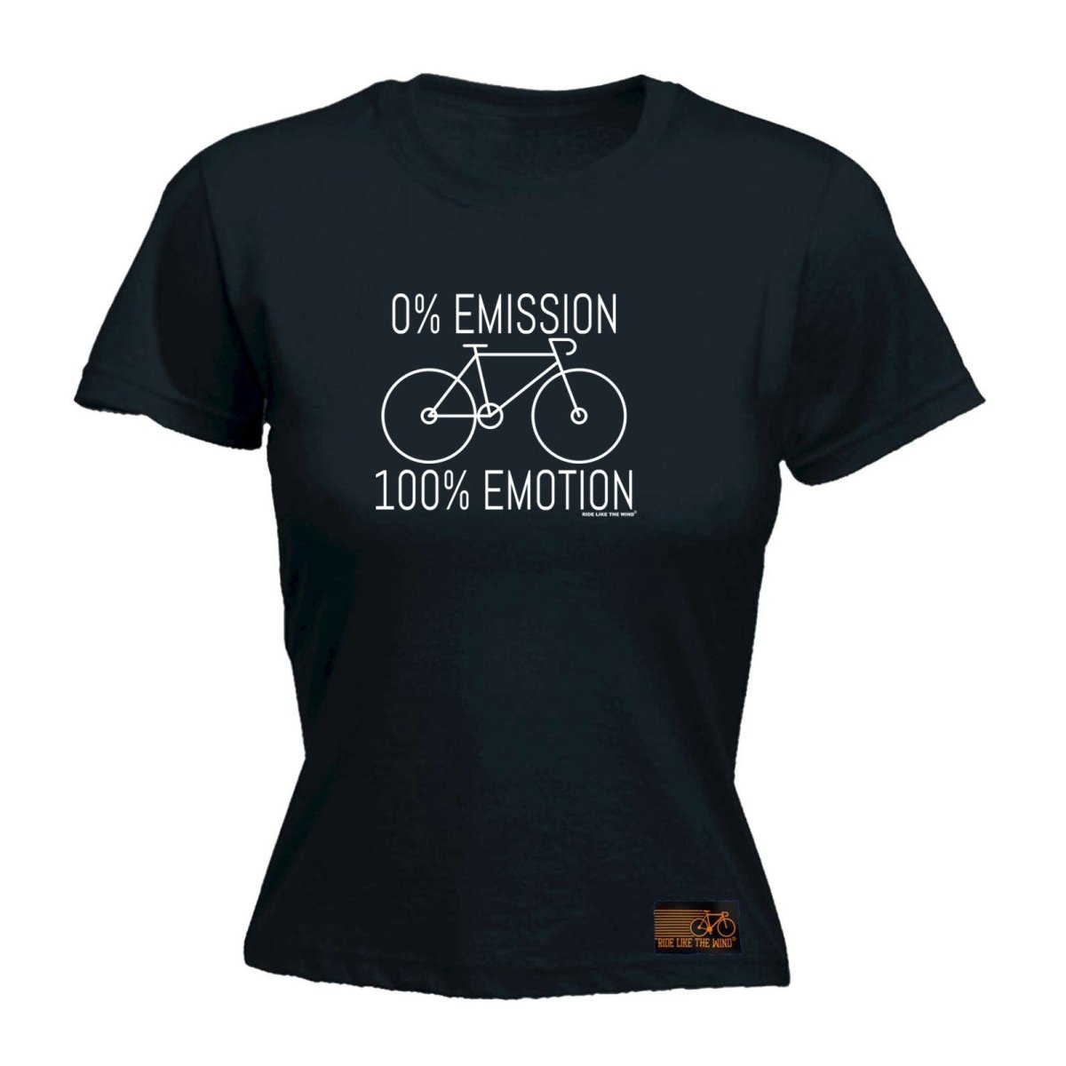 Cycling Rltw 0 Emissions 100 Emotion - Funny Novelty Womens T-Shirt T Shirt Tshirt - 123t Australia | Funny T-Shirts Mugs Novelty Gifts
