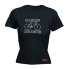 Cycling Rltw 0 Emissions 100 Emotion - Funny Novelty Womens T-Shirt T Shirt Tshirt - 123t Australia | Funny T-Shirts Mugs Novelty Gifts
