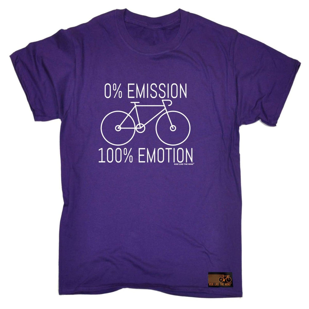 Cycling Rltw 0 Emissions 100 Emotion - Mens Funny Novelty T-Shirt TShirt / T Shirt - 123t Australia | Funny T-Shirts Mugs Novelty Gifts