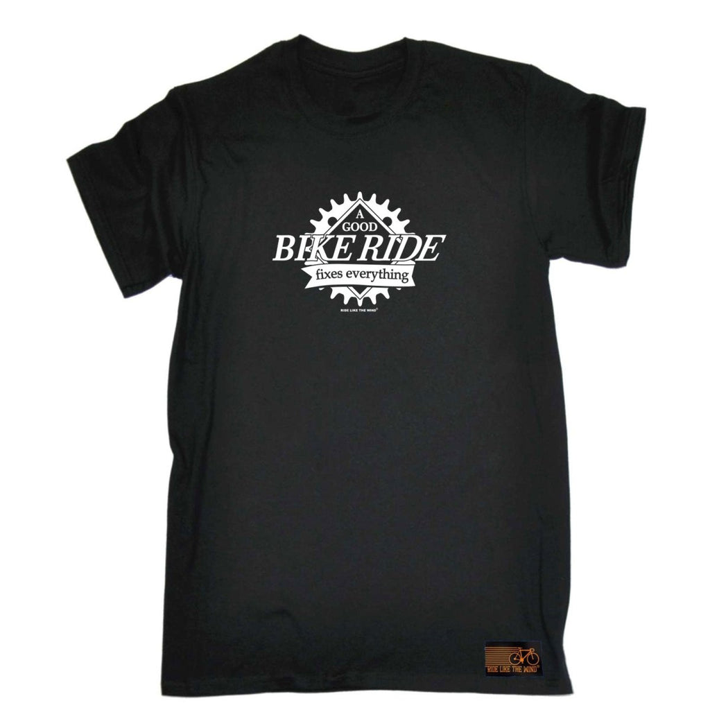 Cycling Rltw A Good Bike Ride Fixes Everything - Mens Funny Novelty T-Shirt TShirt / T Shirt - 123t Australia | Funny T-Shirts Mugs Novelty Gifts