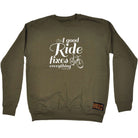 Cycling Rltw A Good Ride Fixes Everything - Funny Novelty Sweatshirt - 123t Australia | Funny T-Shirts Mugs Novelty Gifts
