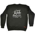 Cycling Rltw A Good Ride Fixes Everything - Funny Novelty Sweatshirt - 123t Australia | Funny T-Shirts Mugs Novelty Gifts