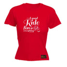 Cycling Rltw A Good Ride Fixes Everything - Funny Novelty Womens T-Shirt T Shirt Tshirt - 123t Australia | Funny T-Shirts Mugs Novelty Gifts