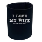 Cycling Rltw I Love It When My Wife Lets Me Go Mountain Biking - Funny Novelty Stubby Holder - 123t Australia | Funny T-Shirts Mugs Novelty Gifts