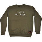 Cycling Rltw I Love It When My Wife Lets Me Go Mountain Biking - Funny Novelty Sweatshirt - 123t Australia | Funny T-Shirts Mugs Novelty Gifts