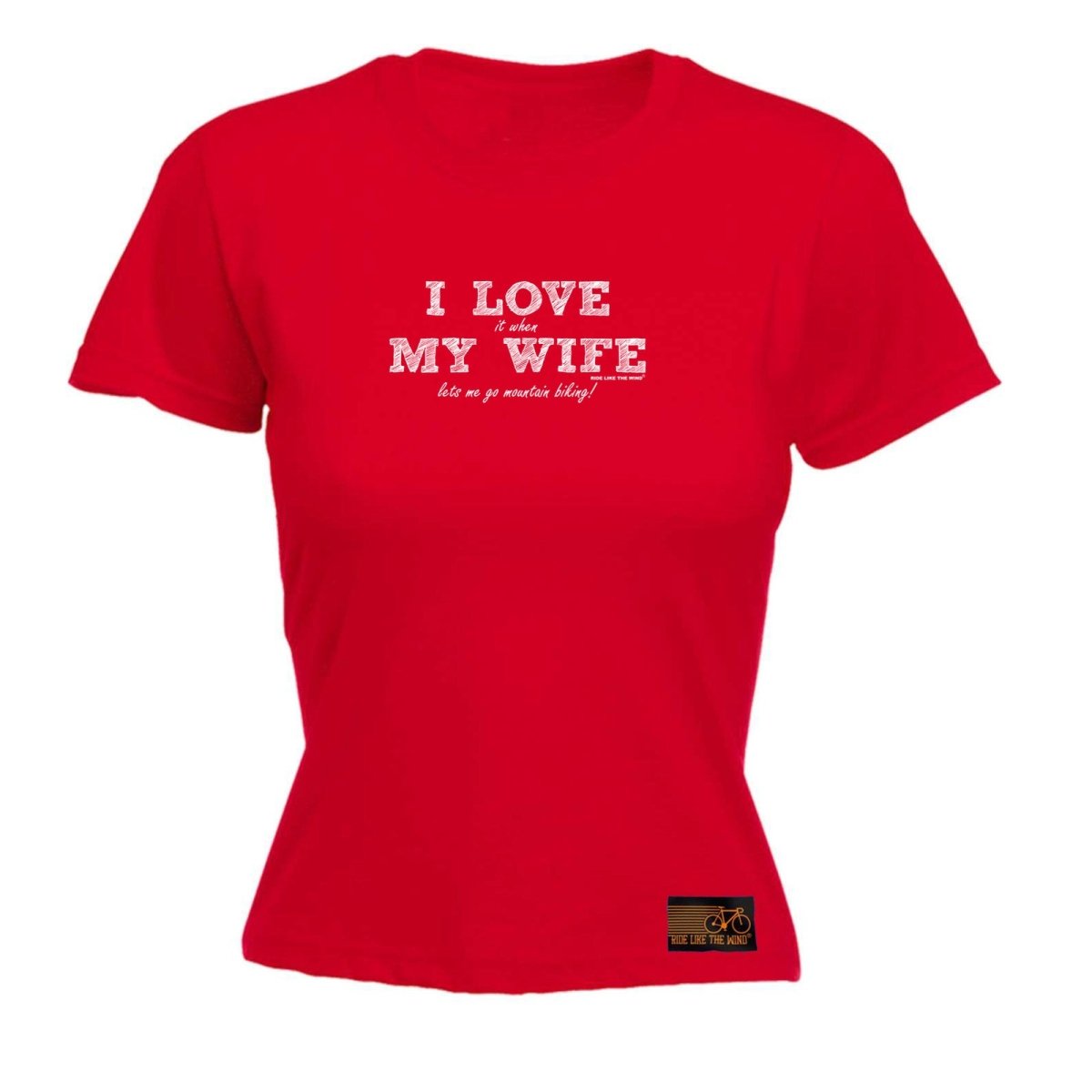 Cycling Rltw I Love It When My Wife Lets Me Go Mountain Biking - Funny Novelty Womens T-Shirt T Shirt Tshirt - 123t Australia | Funny T-Shirts Mugs Novelty Gifts