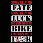 Cycling Some Rely On Fate Bicycle - Mens 123t Funny T-Shirt Tshirts