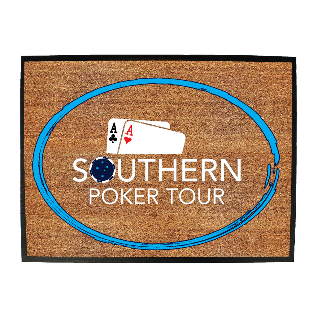 Spt Southern Poker Tour Clear Style - Funny Novelty Doormat
