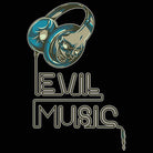 Evil Music Skull Headphones Dj - Mens 123t Funny T-Shirt Tshirts