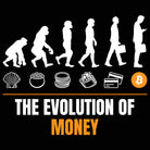 Evolution Of Money Cryptocurrency Bitcoin - Mens 123t Funny T-Shirt Tshirts