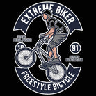 Extreme Bike Freestyle Bicycle - Mens 123t Funny T-Shirt Tshirts
