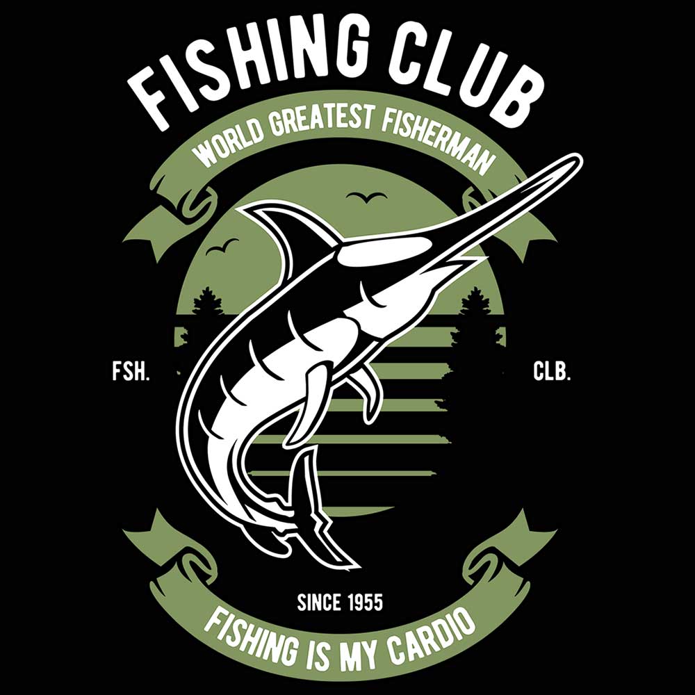 Fishing Club Worlds Greatest Fisherman - Mens 123t Funny T-Shirt Tshirts