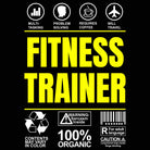 Fitness Trainer  Sarcastic Humour - Mens 123t Funny T-Shirt Tshirts