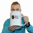 Be Nice To Me My Wife Is Pregnant - Funny Giant 2 Litre Mug Cup